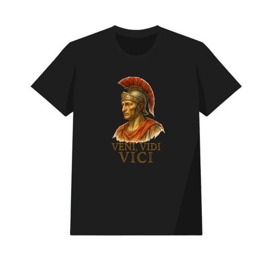 Camiseta Julio César: vini, vidi, vinci